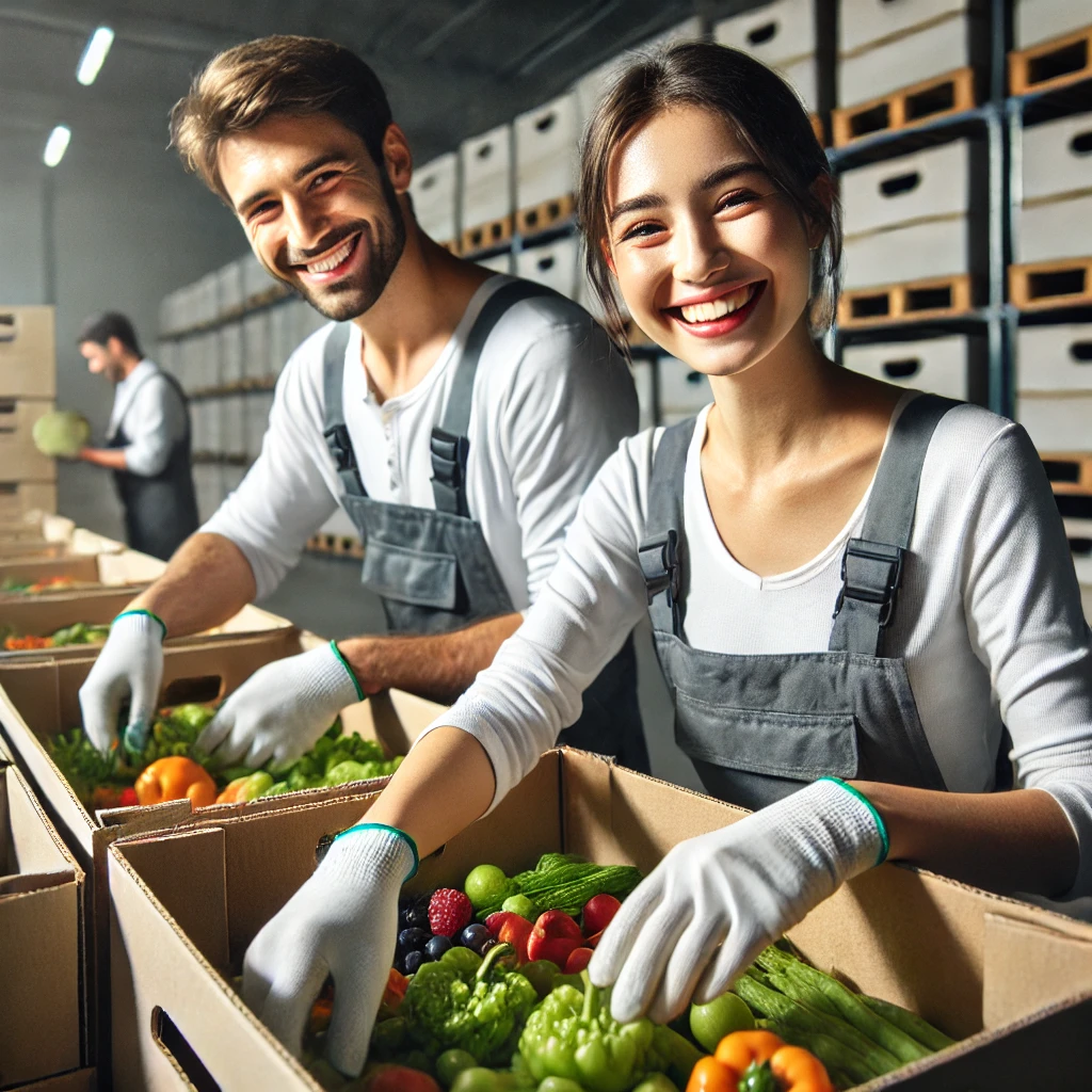 Packing and Sorting Worker