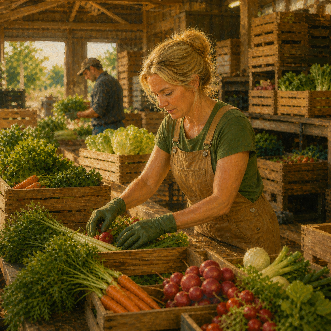 Packing and Sorting Worker